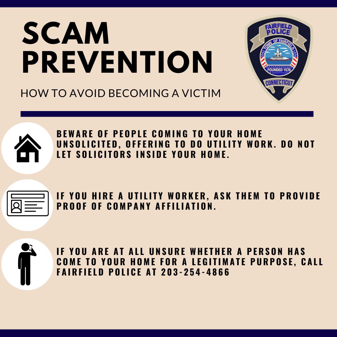 Fairfield utility Scam Prevention TWO